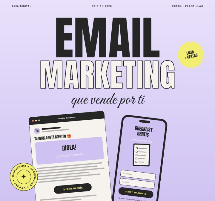 Tapa del ebook Email Marketing que vende